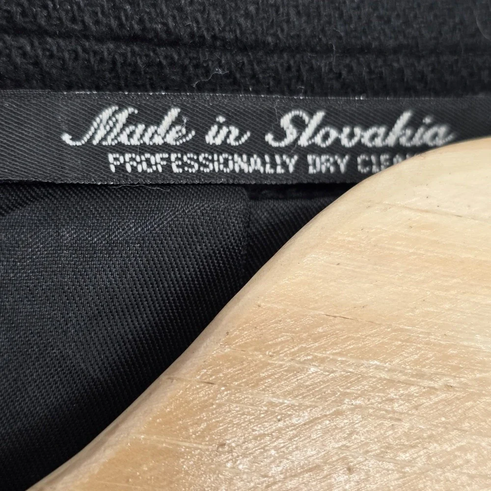 Camel Hair Blazer Men 44R Black 100% Sport Coat Tailors Row Deansgate Vintag 90s